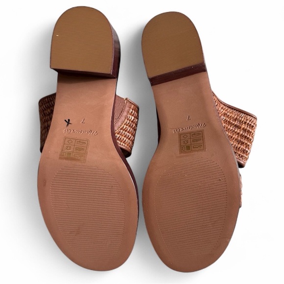 MADEWELL The Kiera Mule Platform Sandal Dried Maple Brown Size 7 - Picture 7 of 8